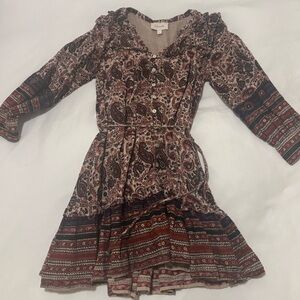 Cleobella Multicolor Paisley Long Sleeve Dress